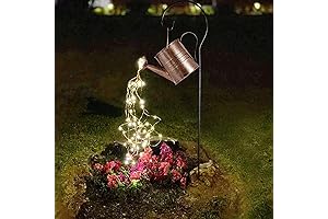 Gifts for Flower Gardeners: Illuminating Watering Can Solar Light