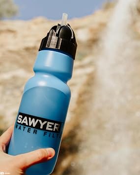 Sawyer Products SP140 Personal Water Bottle Filter, 34-Ounce,Blue