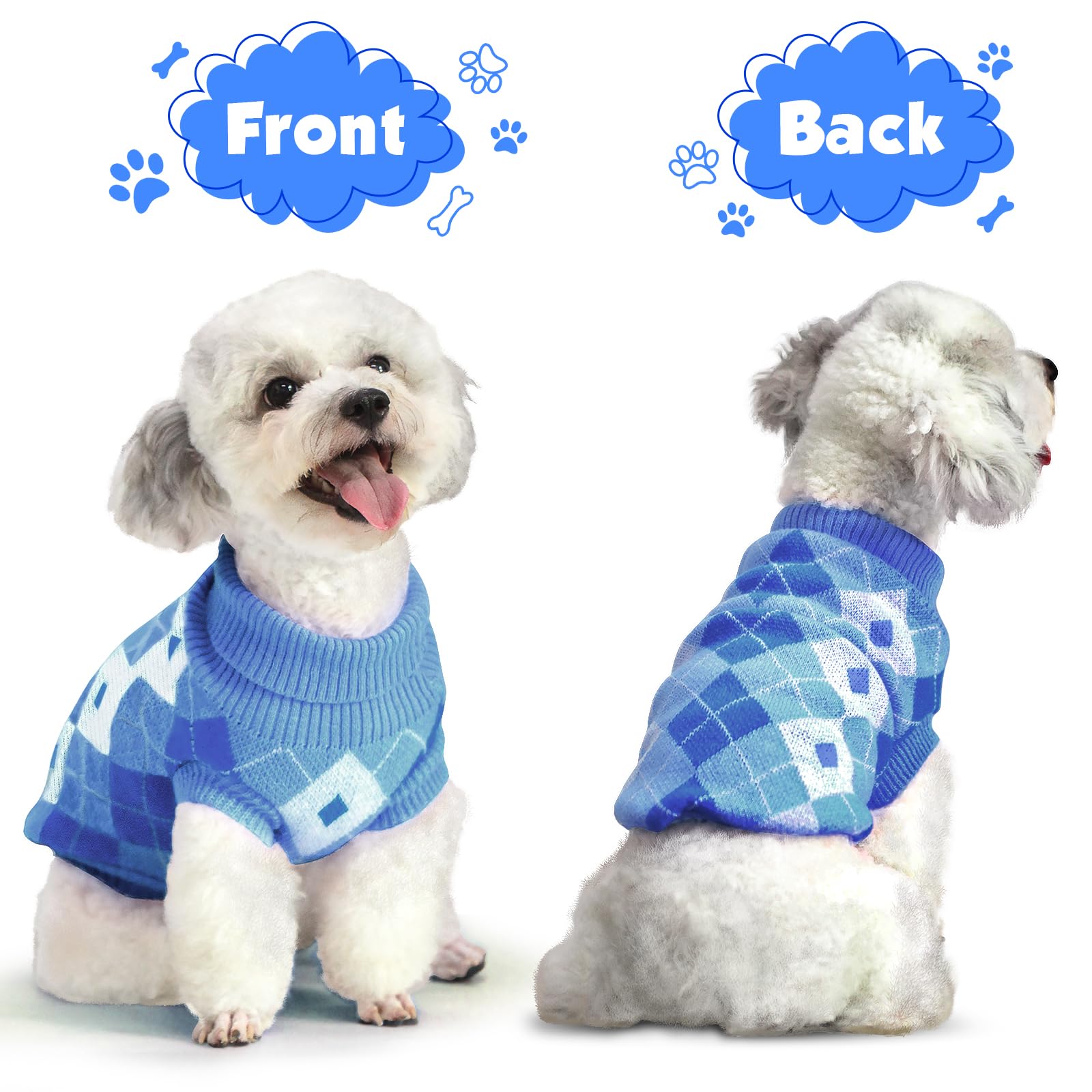 7CDXD Dog Jumpers, Dog Jumpers Small, Dog Sweater - Image 2