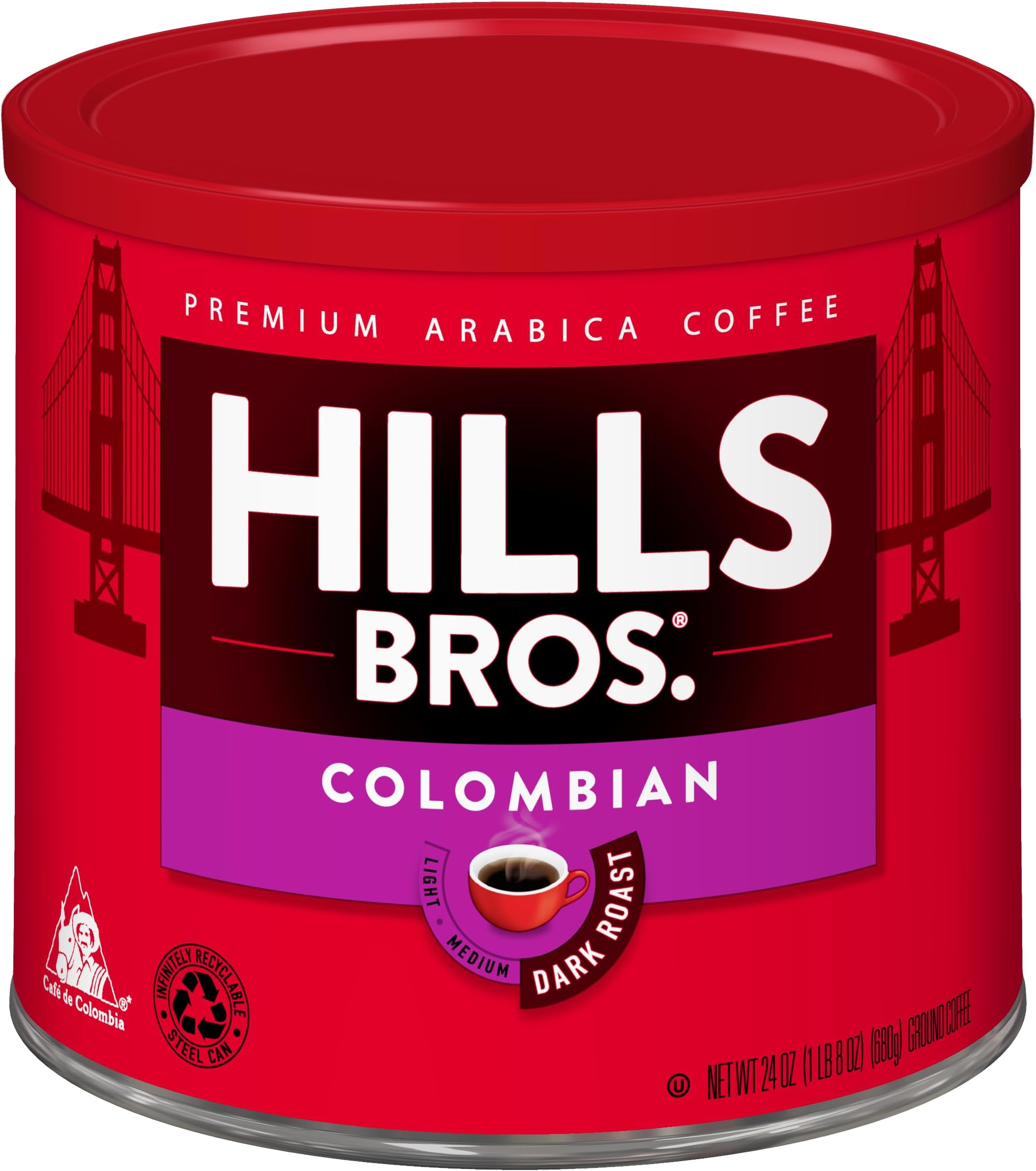 Ground Coffee - Colombian, 24 oz Can