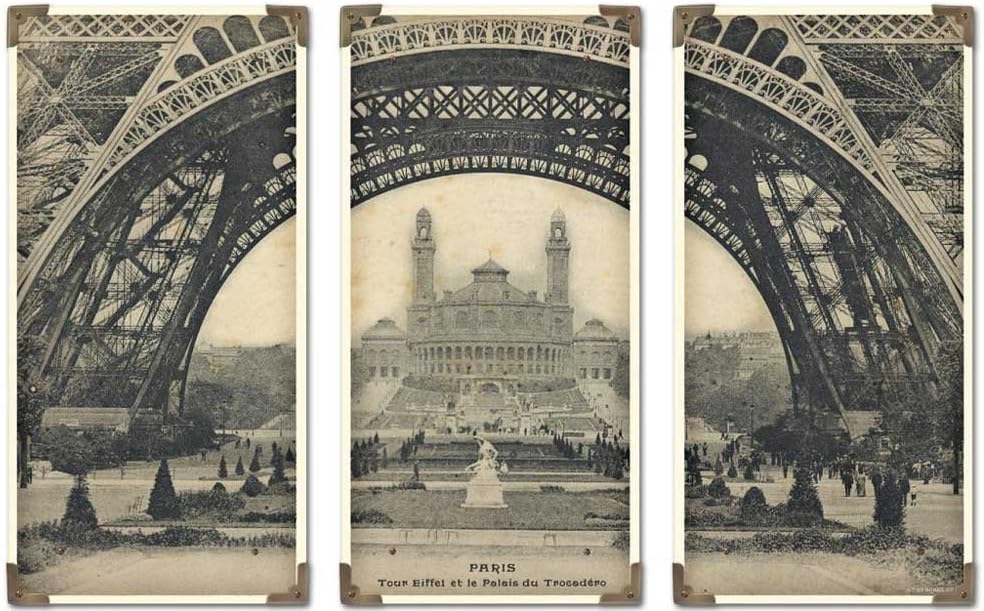 Eiffel Tower Iron Works Set of 3 by Uttermost Prints