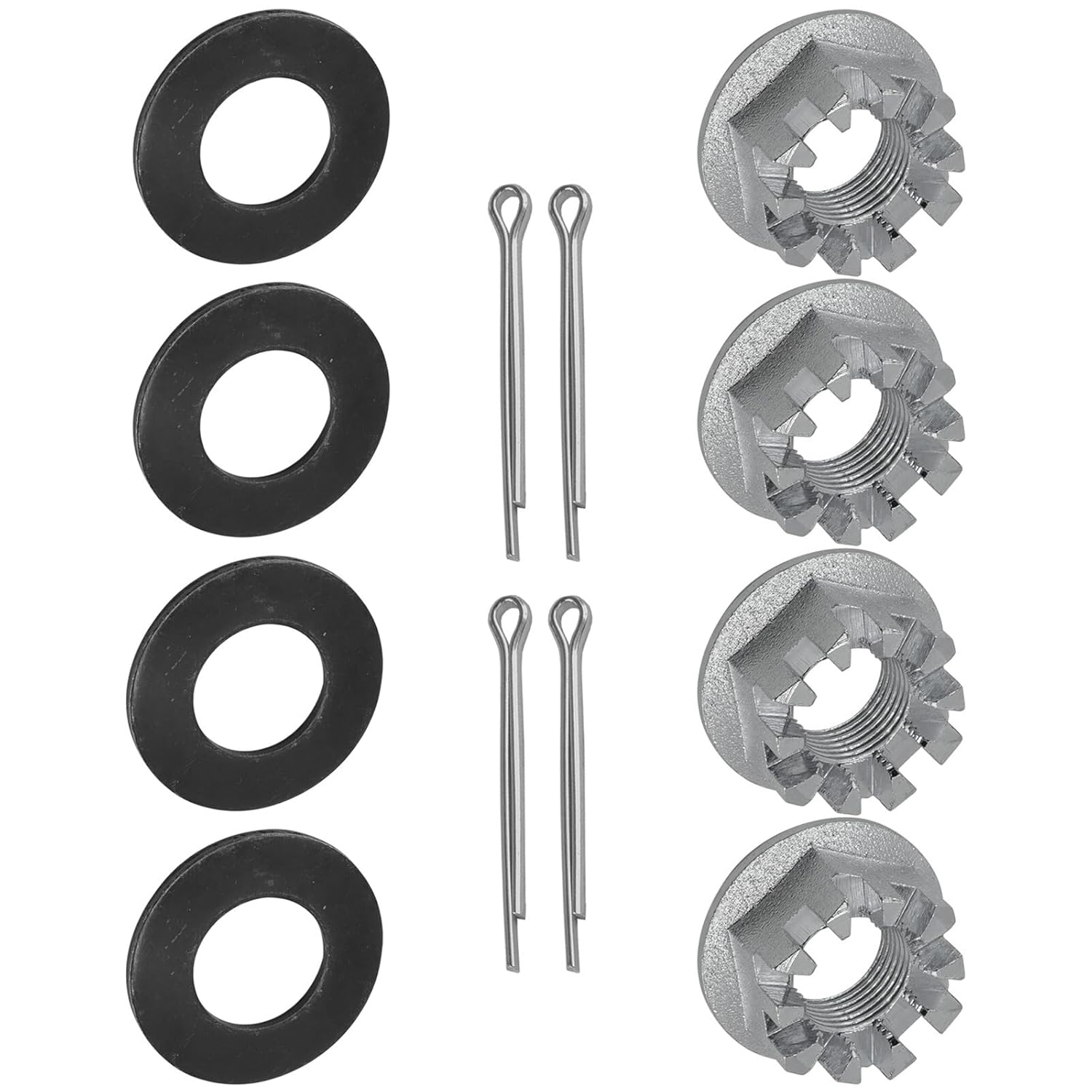 Powersports Replacement Parts for Front & Rear Axel Nut Set for Suzuki LT-A500F 2002 2003 2004 2005 2006 2007 Mod-C33C-75892