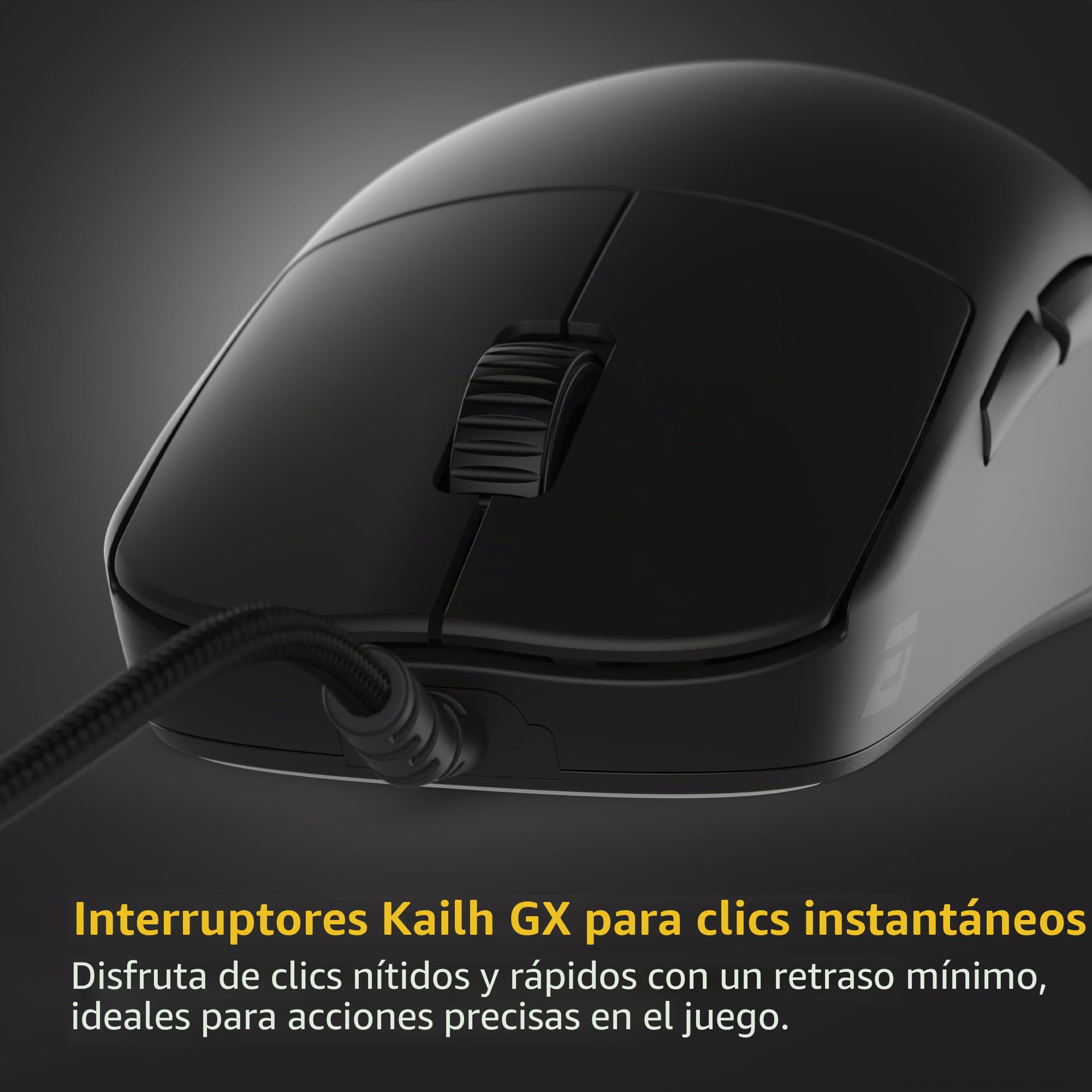 ENDGAME GEAR OP1 8k v2 Negro - Ratón para Juegos Esports con Cable, Sensor óptico de 30K dpi, sondeo de 8000 Hz, interruptores Intercambiables en Caliente y diseño de Agarre de Garra