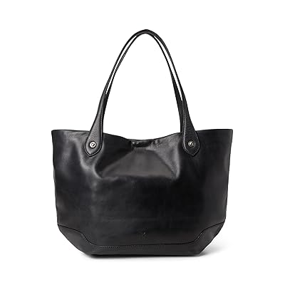 Frye Kenzie Unlined Tote Tote Handbags Black, Leather