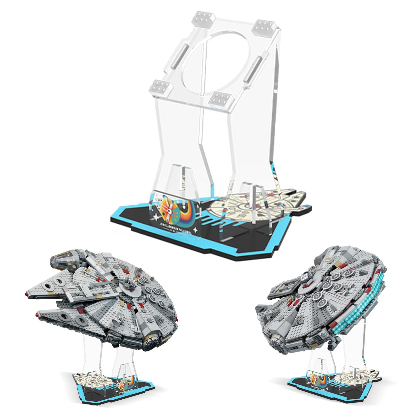 Acrylic Display Stand For Lego Star Wars Millennium Falcon 75257