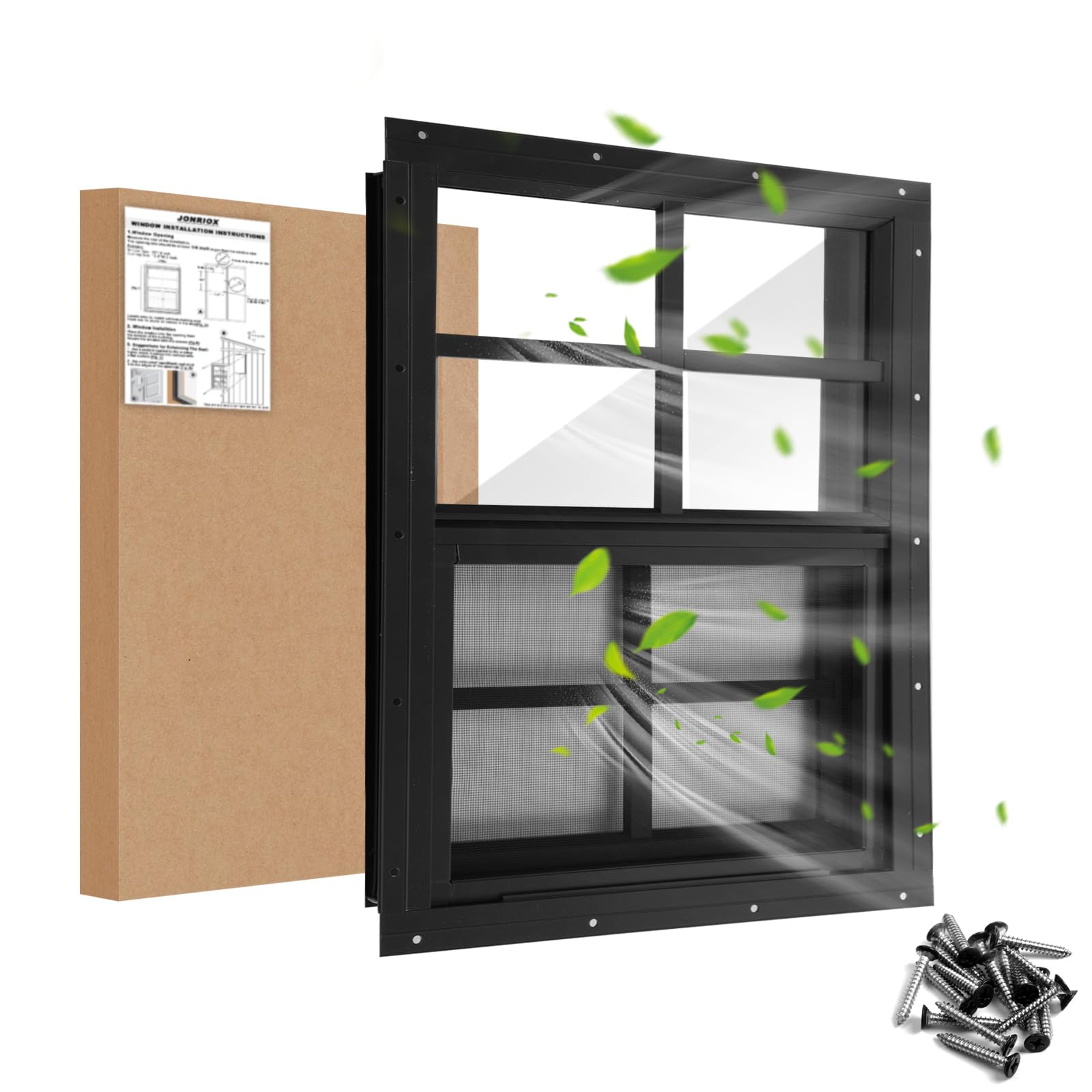 JONRIOX 16 x 16 Shed Window