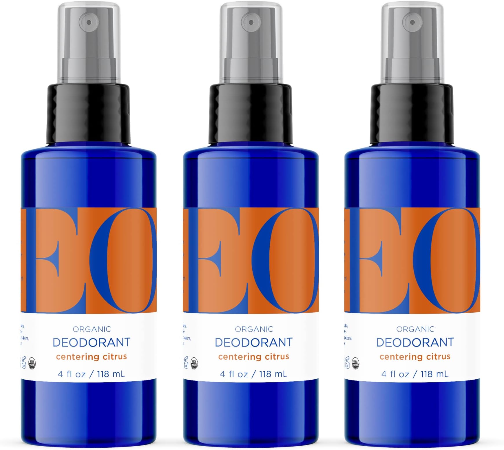 EO Organic Deodorant, Citrus 4-Ounces (3-Pack)