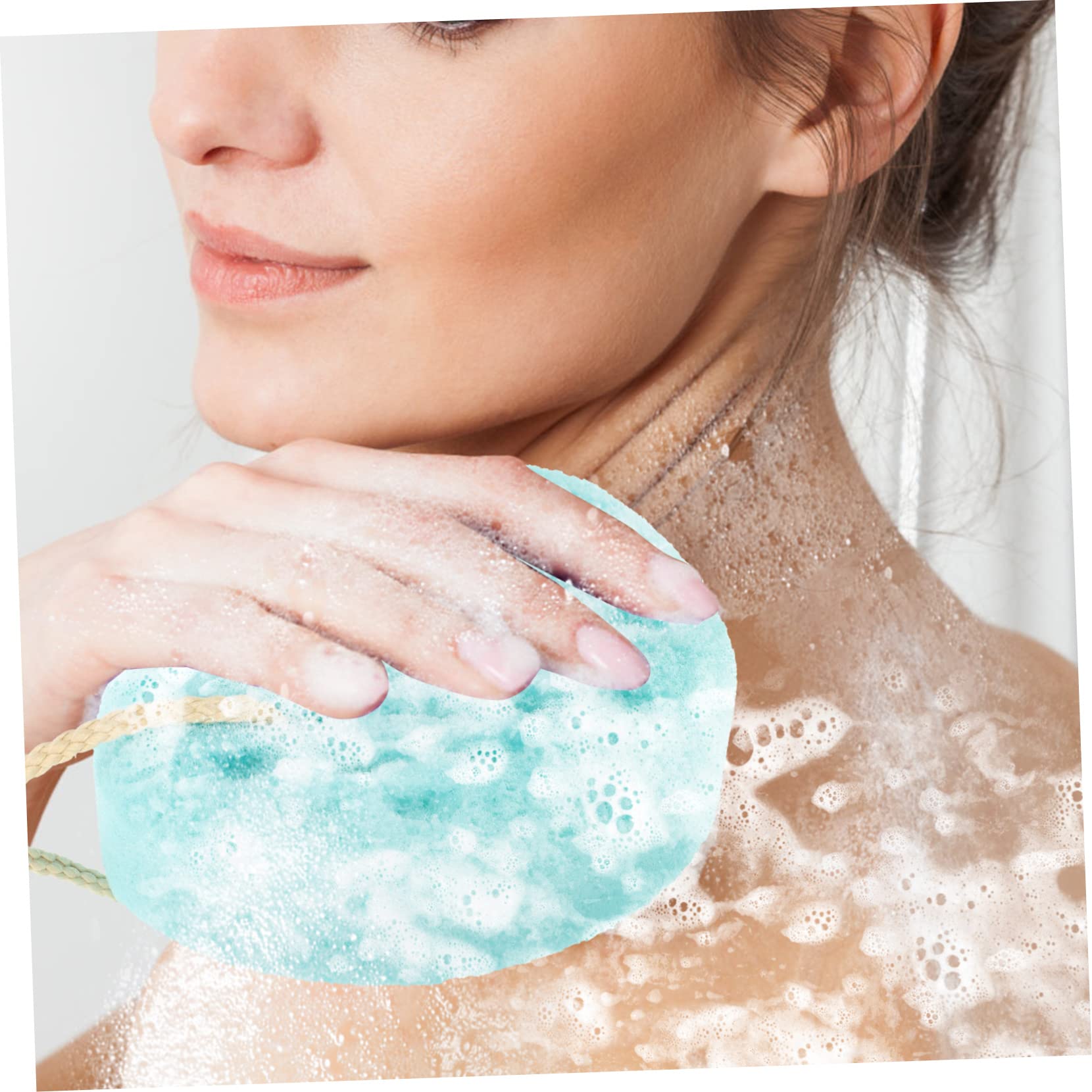 Healeved 4piezas Esponja De Para Exfoliación Corporal Esponja De Baño Estímulo Para Limpieza Diaria y Cuidado Piel Frutal