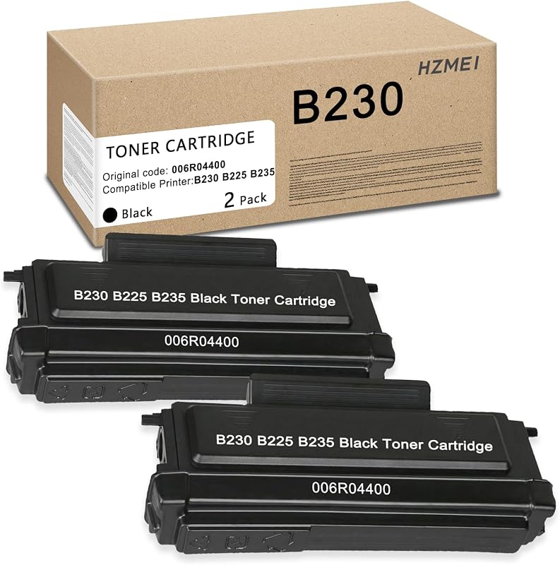 B230 B225 B235 Black Toner Cartridge Compatible with 006R04400 Toner | Replacement for Xerox 006R04400 Black Toner Cartridge Work with Xerox B230 B225 B235 Printer(2-Pack,3000 Pages)