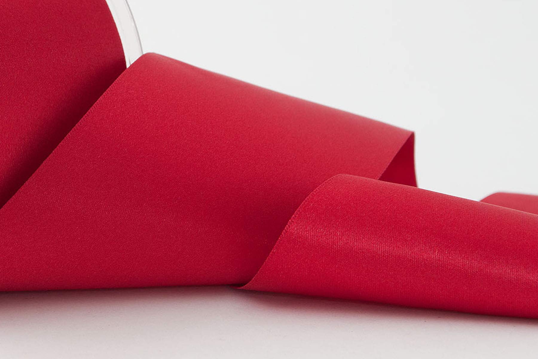 Berisfords Double Faced Satin Ribbon, Red, 70 mm Width, 20 metre Length - Image 3