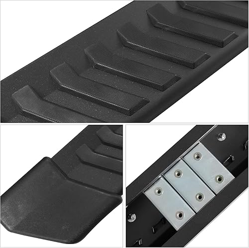 Miniatura 7 de COMNOVA Estribos Compatibles con Ford F-150 Crew Cab 2004-2014 (4 puertas de tamaño completo), diseño de almohadilla de paso de 6 pulgadas, barras