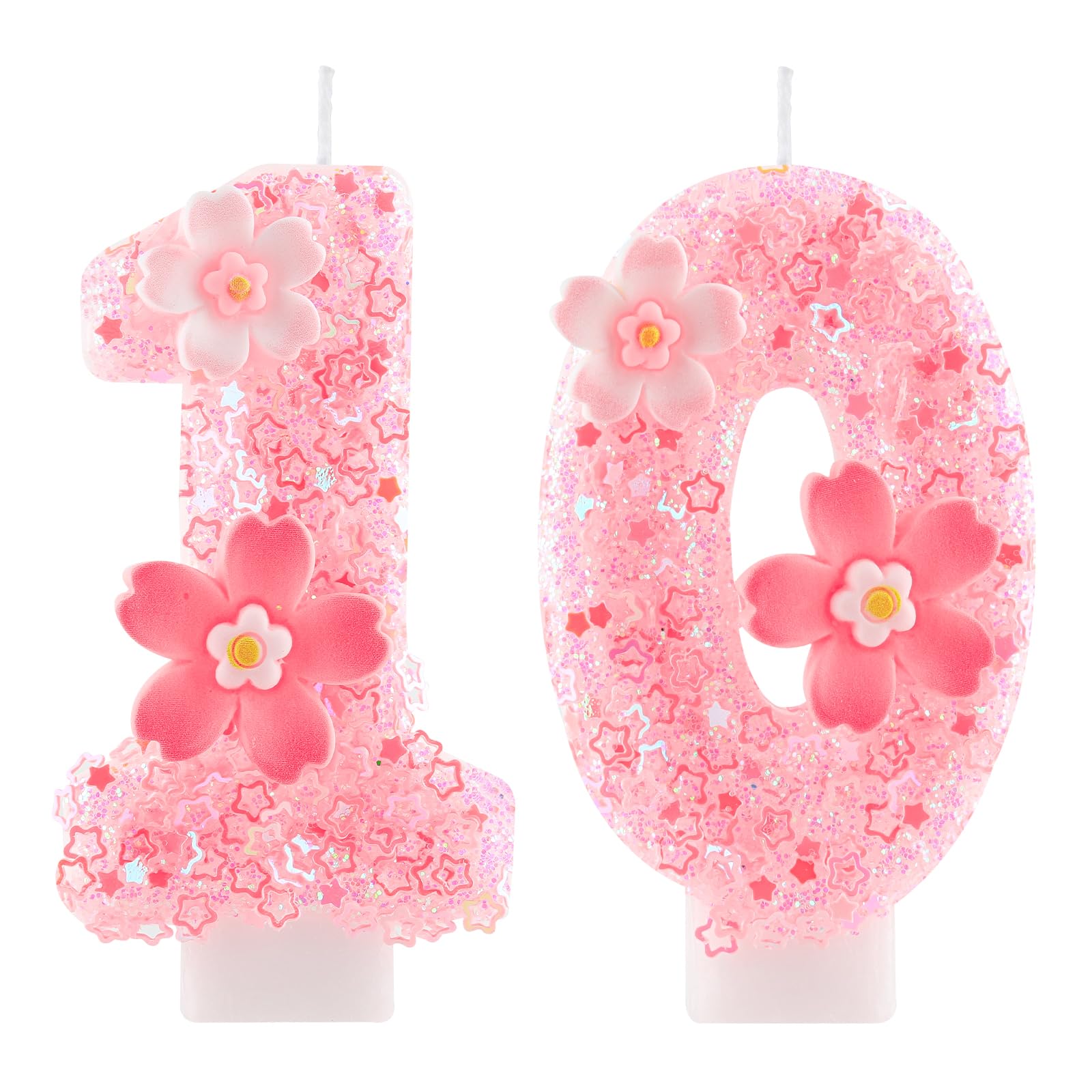 Kpop Birthday Candles - Purple Crown Number 4 -24