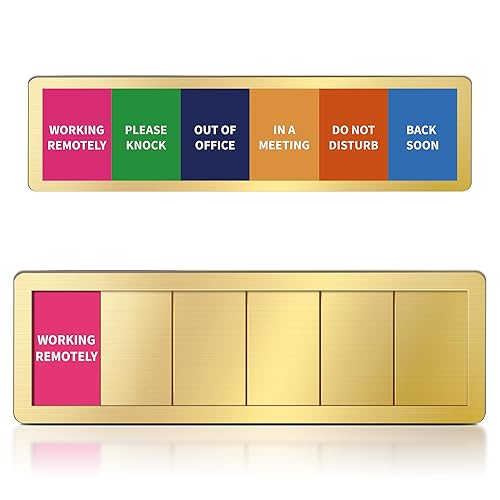 Office Door Signs -6 Options Do Not Disturb, In A