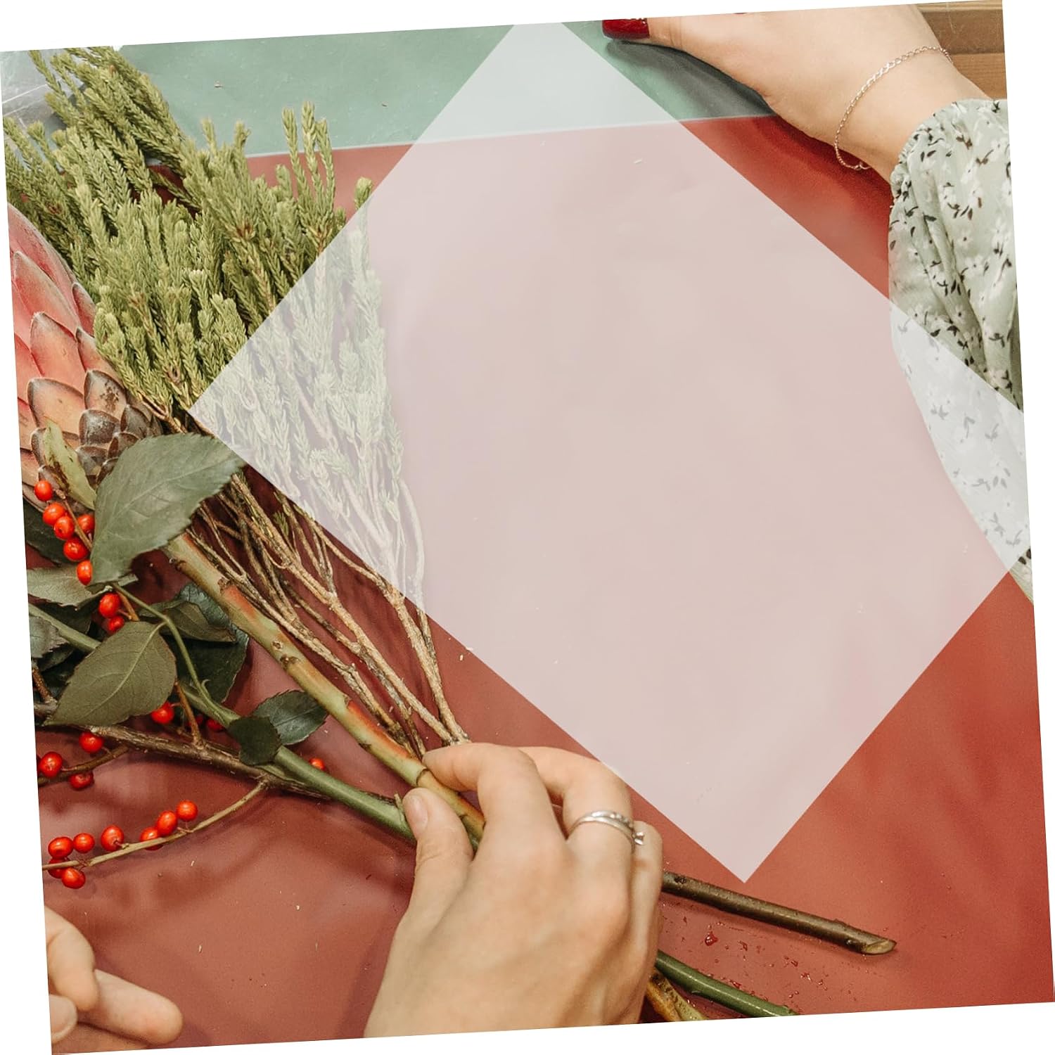 LALADEFIEE 60pcs Flower Pressing Paper Blotter for Crafting Absorbent Lining Paper for Leaf Plant Specimens Reusable Pressing Kit Accessories for