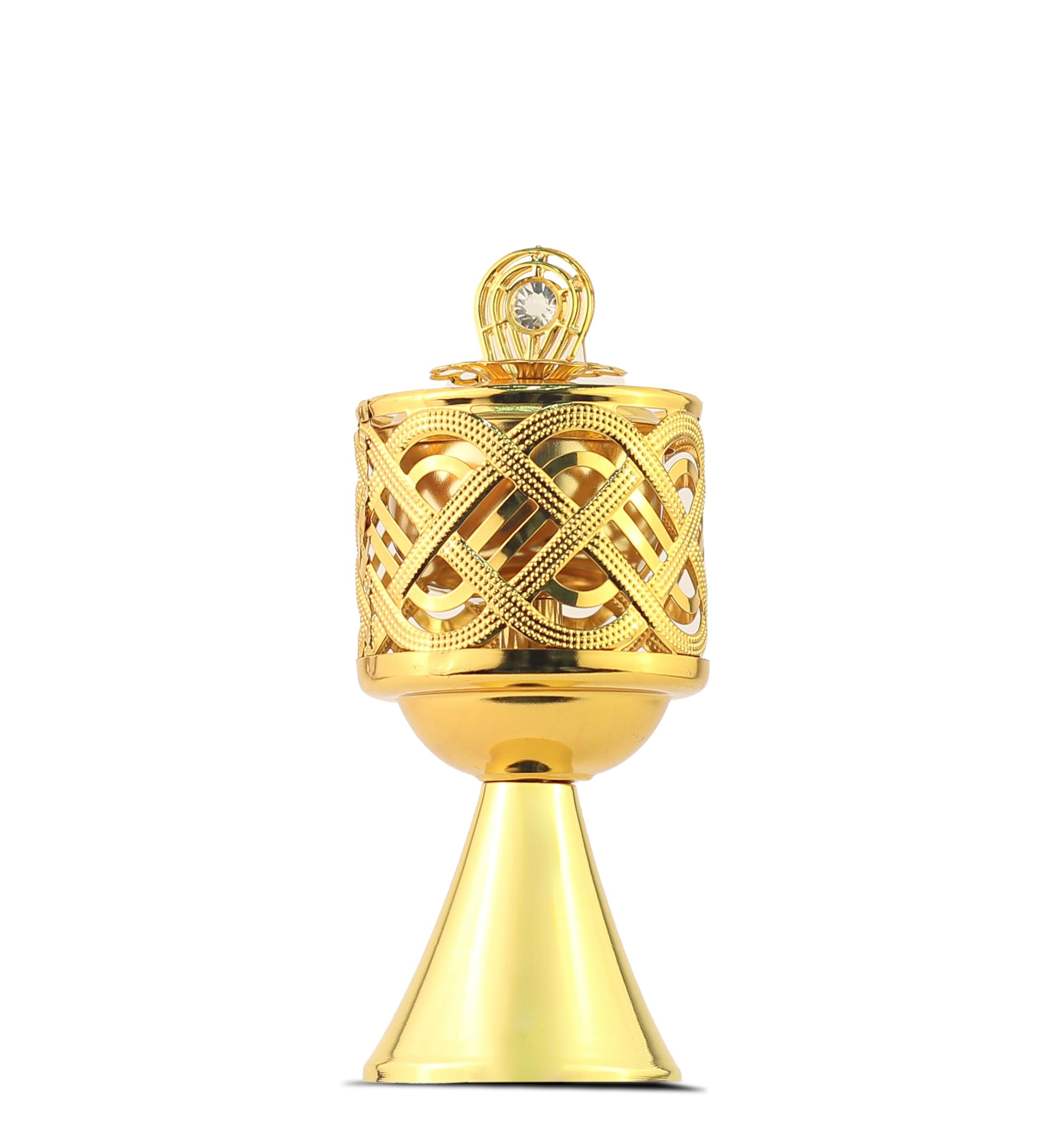 Mobigon Charcoal Incense Burner, Bakhoor Burner, Oud Frankincense Incense Burner, Vintage Arabic Burner, Suitable For Arabian Oud, Yoga, Spa and Aromatherapy, Office & Home Decor (Style 35)