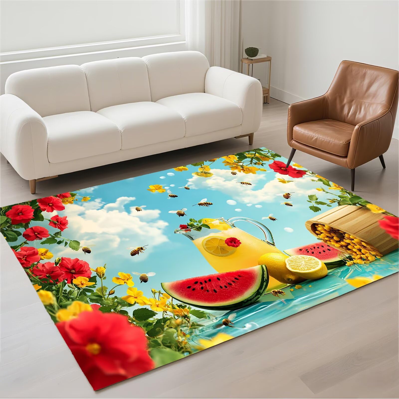Petit tapis moderne antidérapant idéal pour sécuriser votre couloir et cuisine
