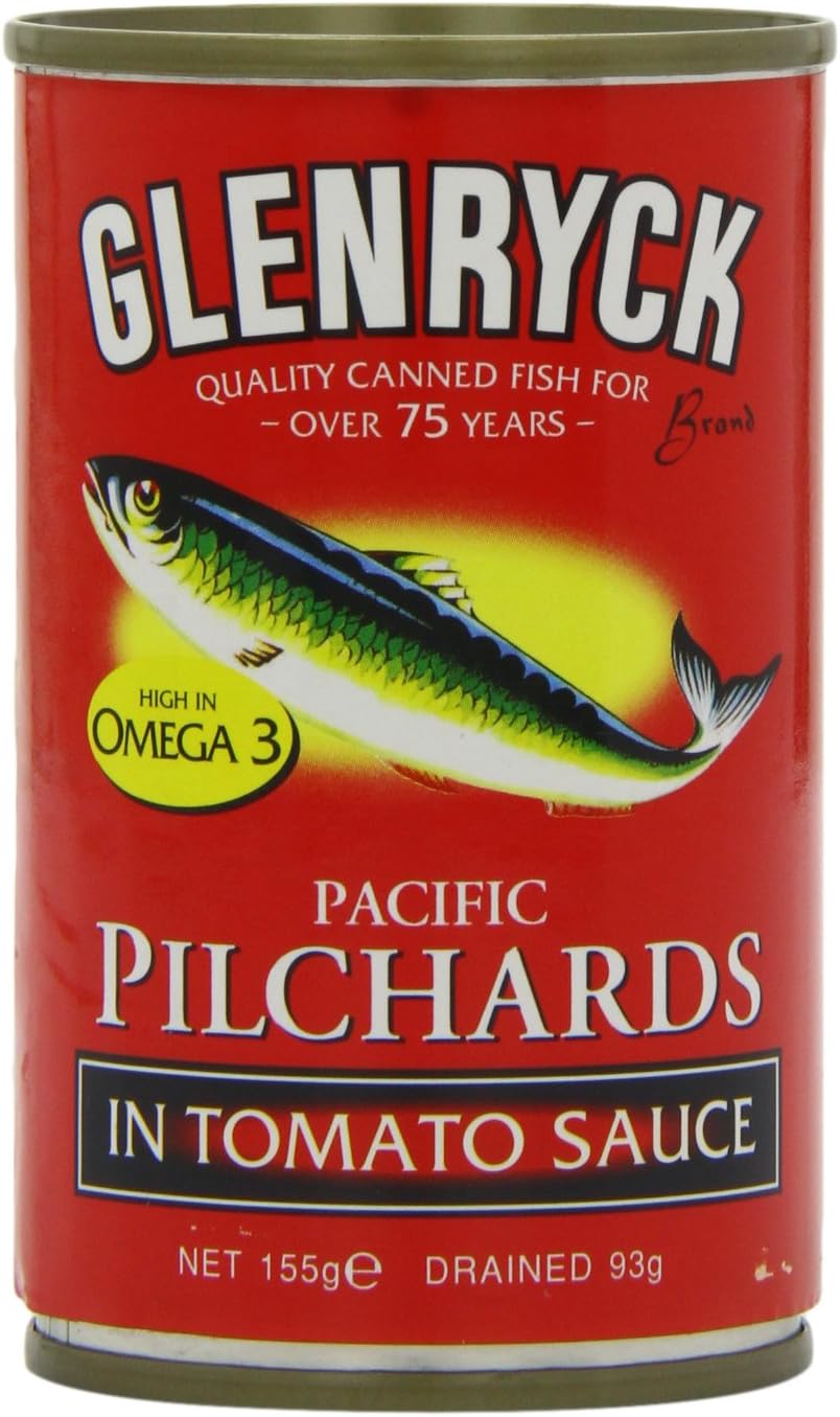 Pacific Pilchards in Tomato Sauce 155 g (Pack of 12)