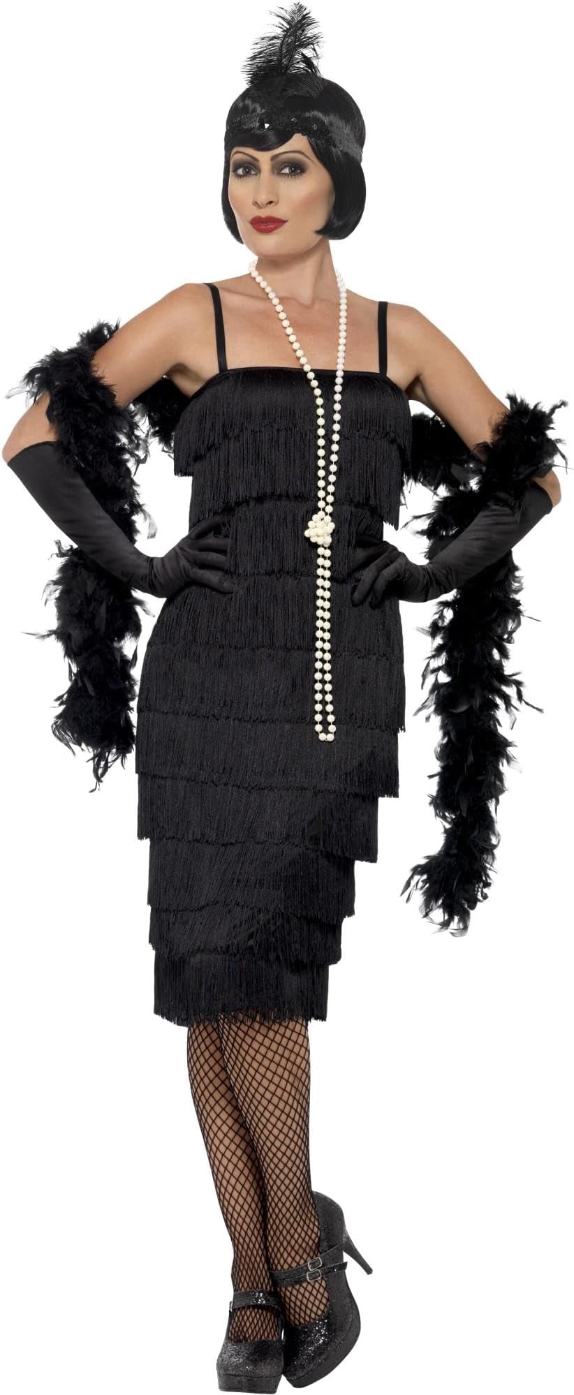 SmiffysWomen's 1920's Black Flapper Costume