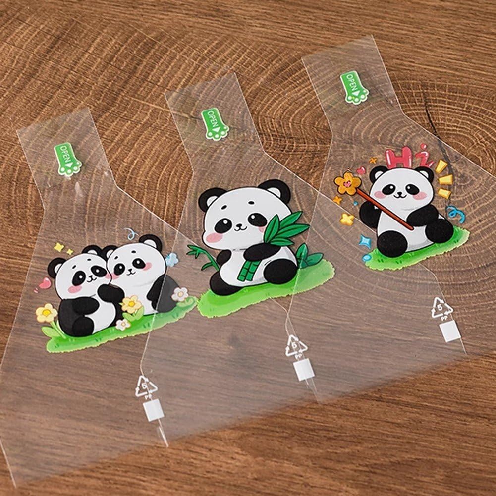Triangle Onigiri Wrappers Bags, 100pcs Plastic Rice Balls Bags Japanese Easy Tear Onigiri Baggies for Home, Restaurant, Sushi Bar image 4