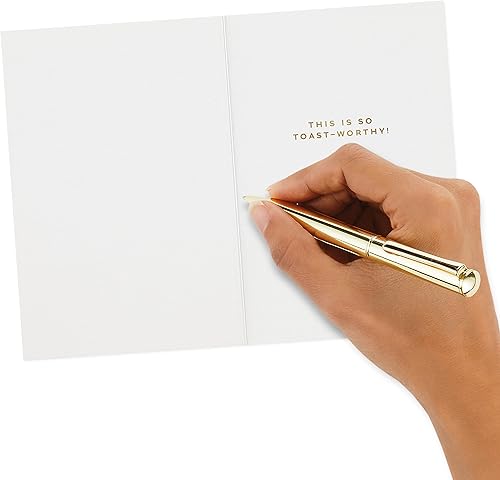 Miniatura 6 de Hallmark Tarjeta de felicitación distintiva Cheers champán 5RZH1218