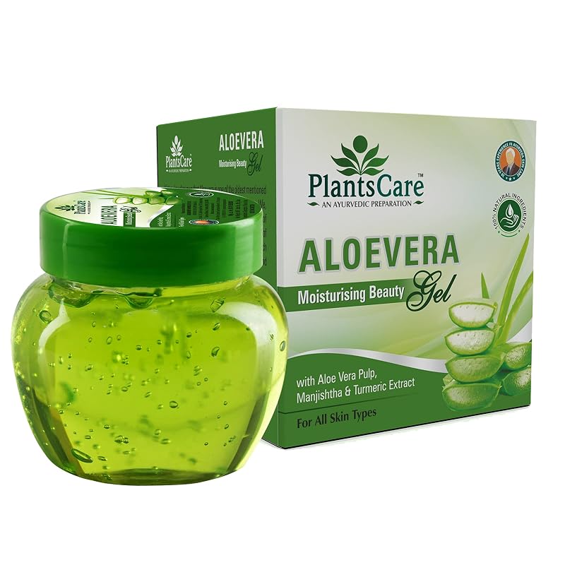 Plantscare Gel Hidratante de Aloe vera Ayurvédico, 100 g