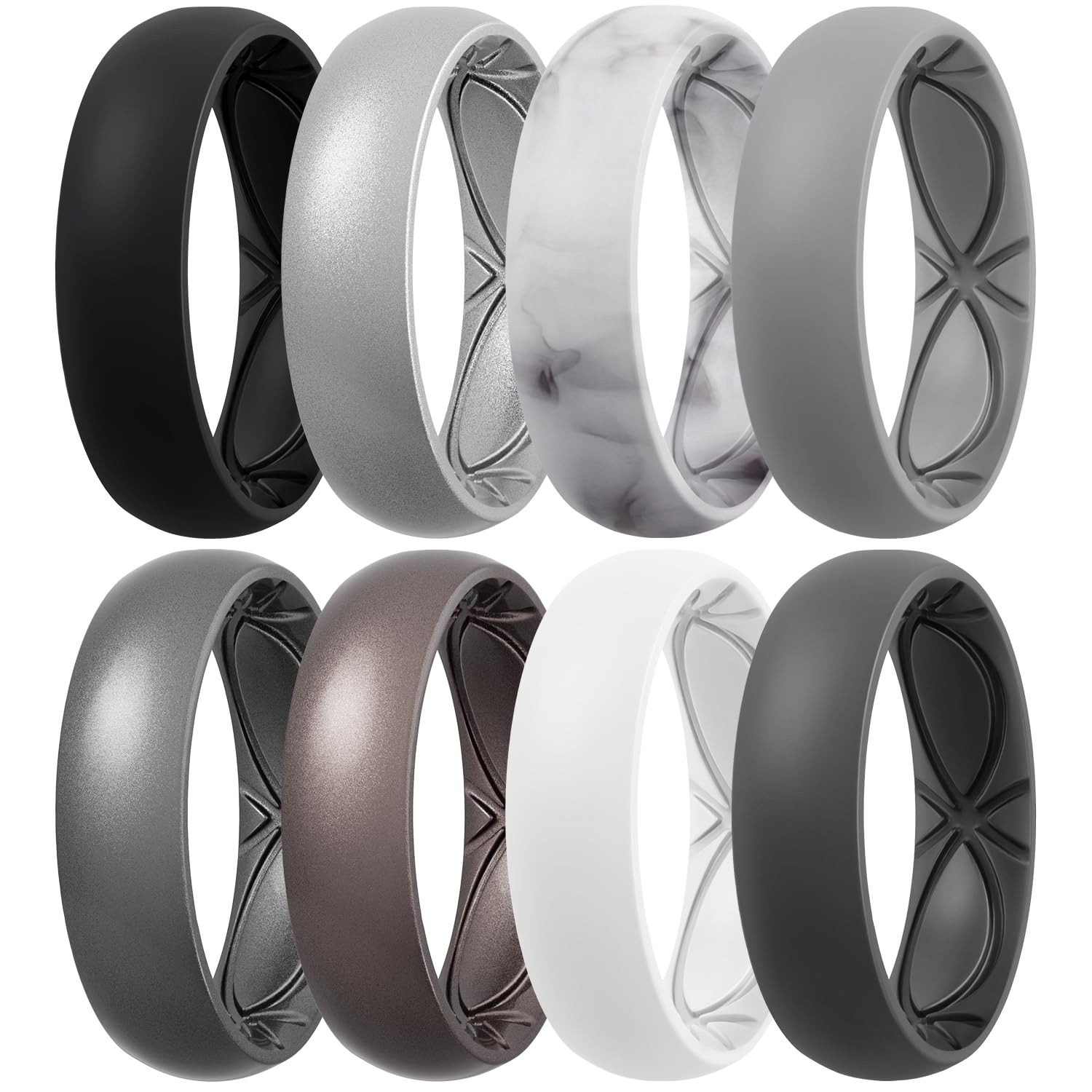 Egnaro 4/5/8 Variety Multipack Ergonomic Breathable Bridal Rings Sets