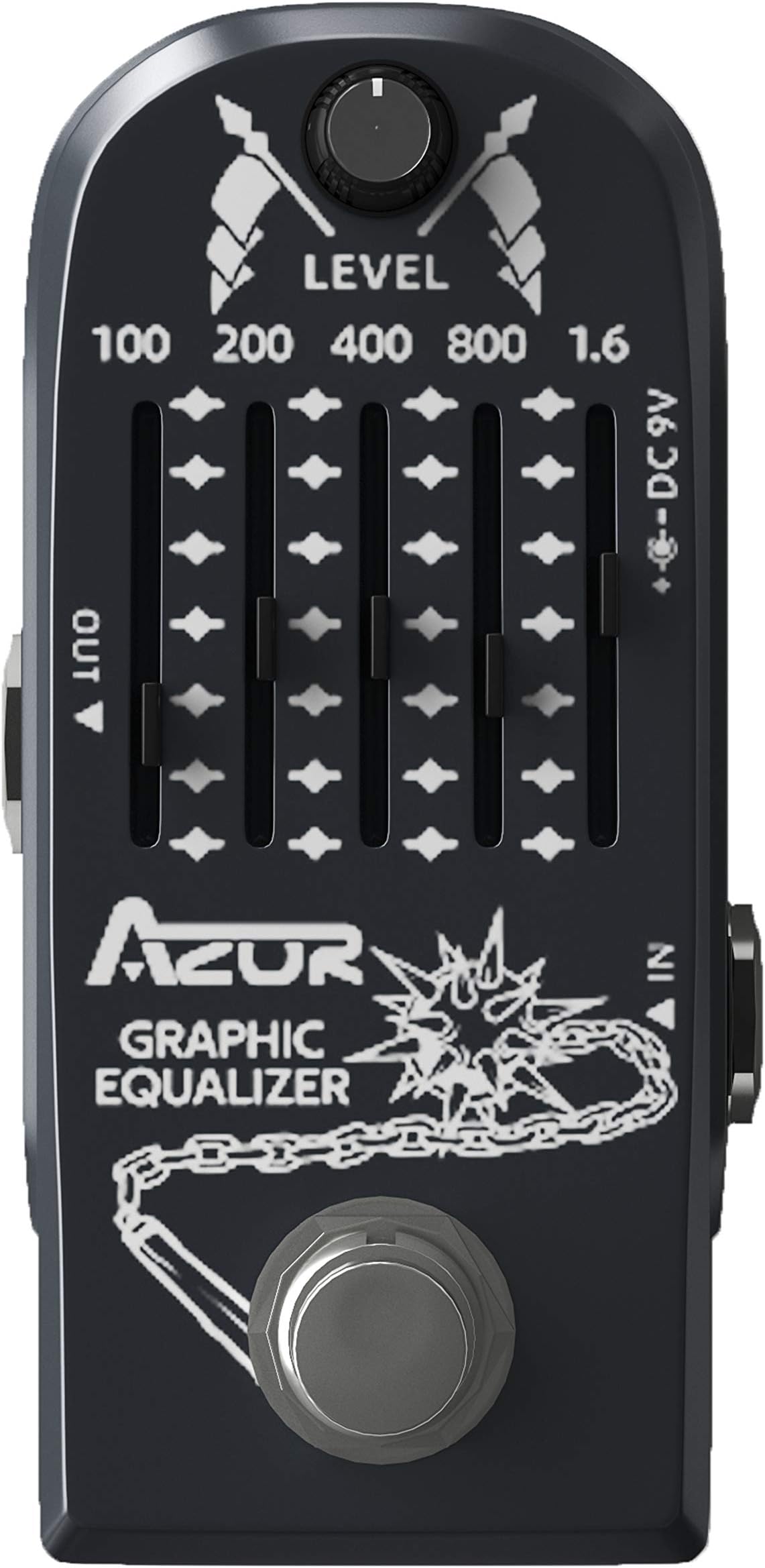 EX EQ7 Guitar Equalizer Effect Pedal 7Band EQ Full Metal Shell True Bypass NTBL