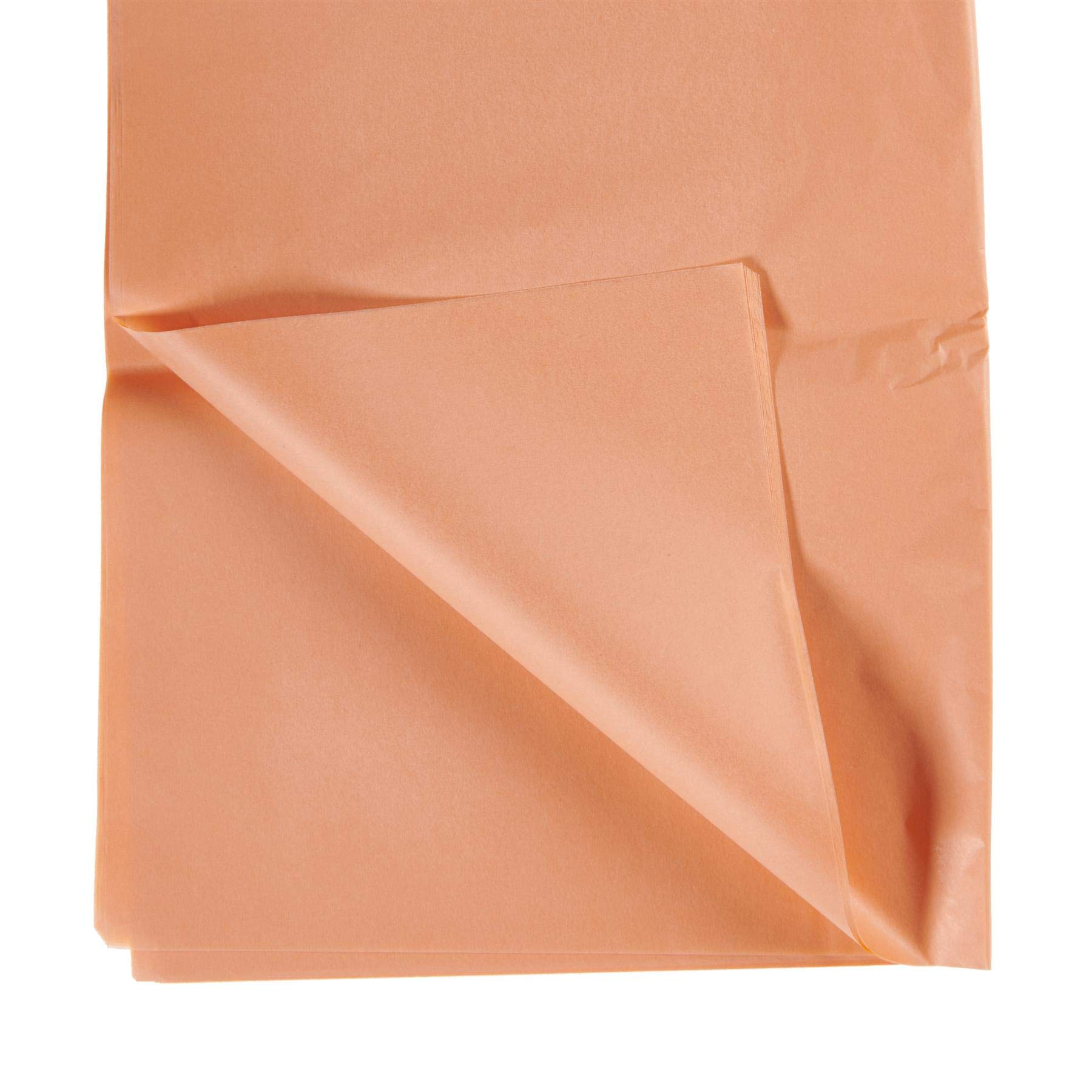 Peach Tissue Paper 500mm x 750mm - Acid Free MG - 10 sheets - Gift Wrap Coloured Party Present Wrapping
