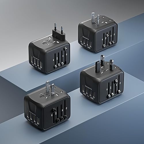 Miniatura 4 de STATIK GloboCharge - Adaptador de viaje universal de 12 W en todo el mundo - Adaptador de corriente internacional Enchufe Europa, Reino Unido, EE.