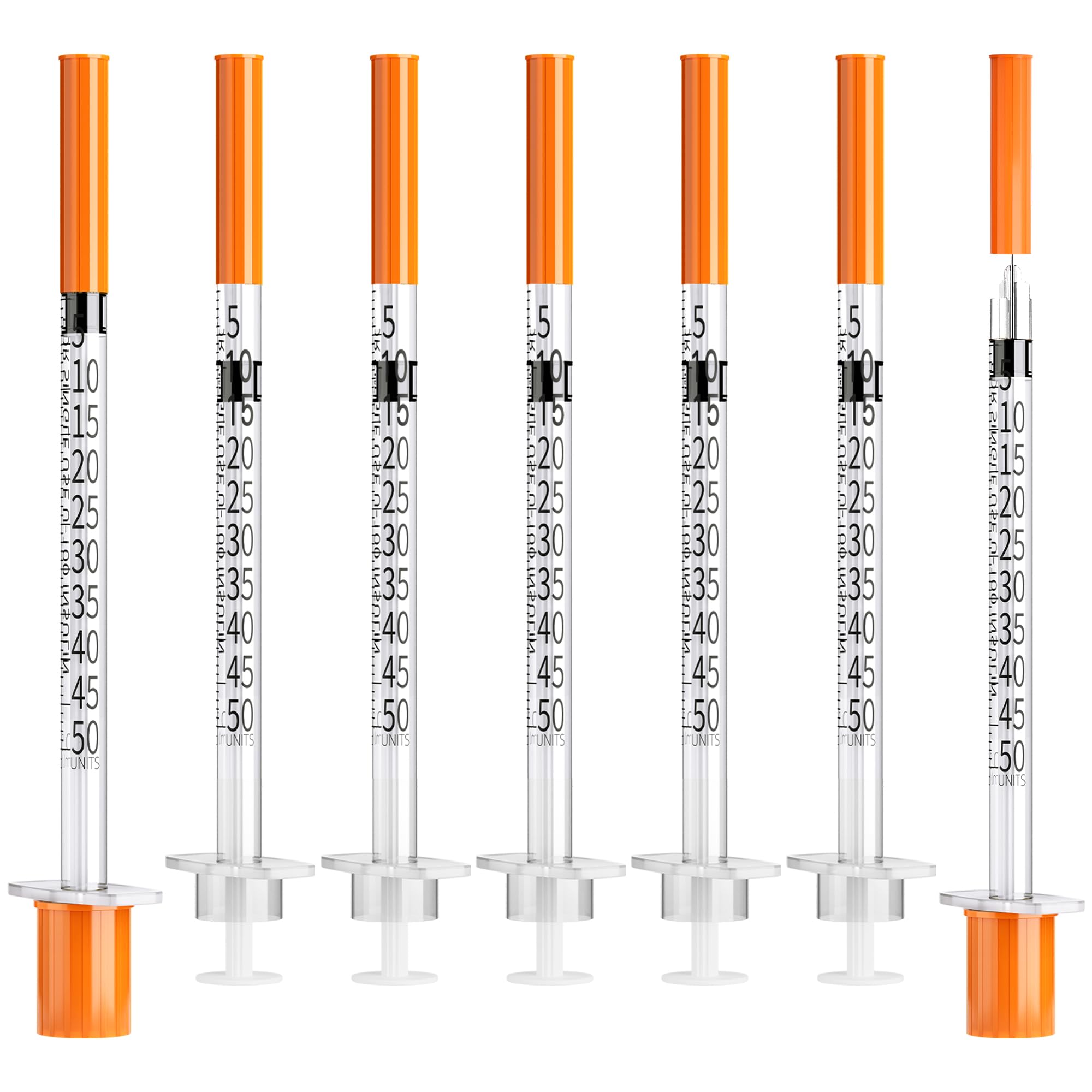 U-100 1ml Syringe 32G 5/16 Inch(8mm) , Syringes for Lab Supplies Dispensing Supplies, Individually Wrapped, Pack of 20 — Amazon image 8