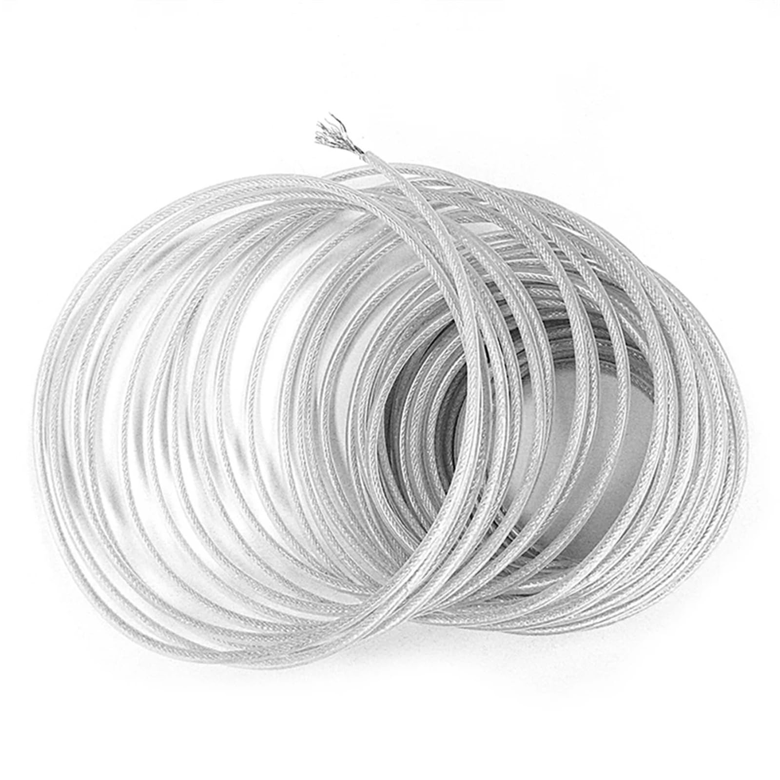 Hilo Desbrozadora Hilo de desbrozadora de césped de nailon, alambre de acero de 3mm x 15m, desbrozadora redonda, cuerda de corte, cortacésped de repuesto, herramientas for jardín y patio trasero(3.0mm