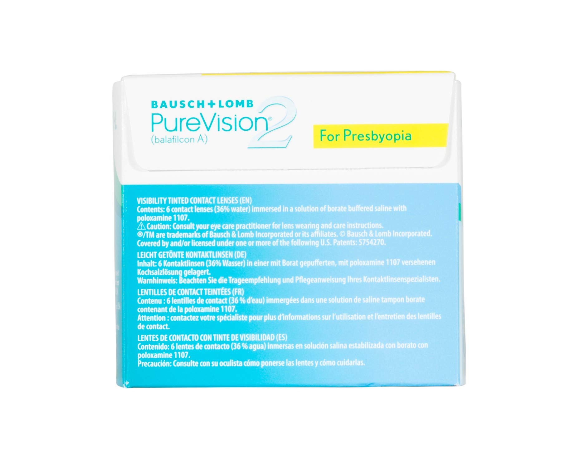 PureVision 2 for Presbyopia Monatslinsen, 6 Stück, Add High, -04,50 Dpt,