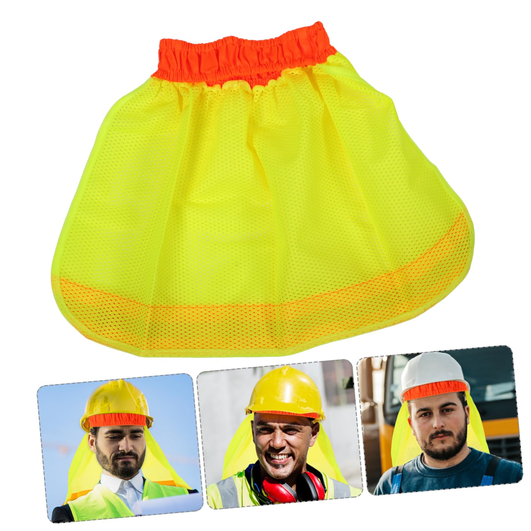 Operitacx Casco De Seguridad Reflectante Sombra De ala De Casco Sombrero De Visera Sol Sombreros para Hombres Tapa Escudo De ala Completa Accesorios De Casco