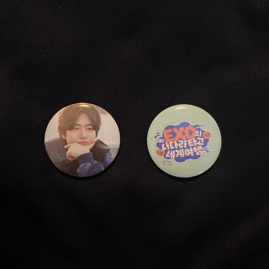 Amazon.co.jp: EXO サダPOP-UP ポップアップ 缶バッジ スホ SUHO＋ロゴ 