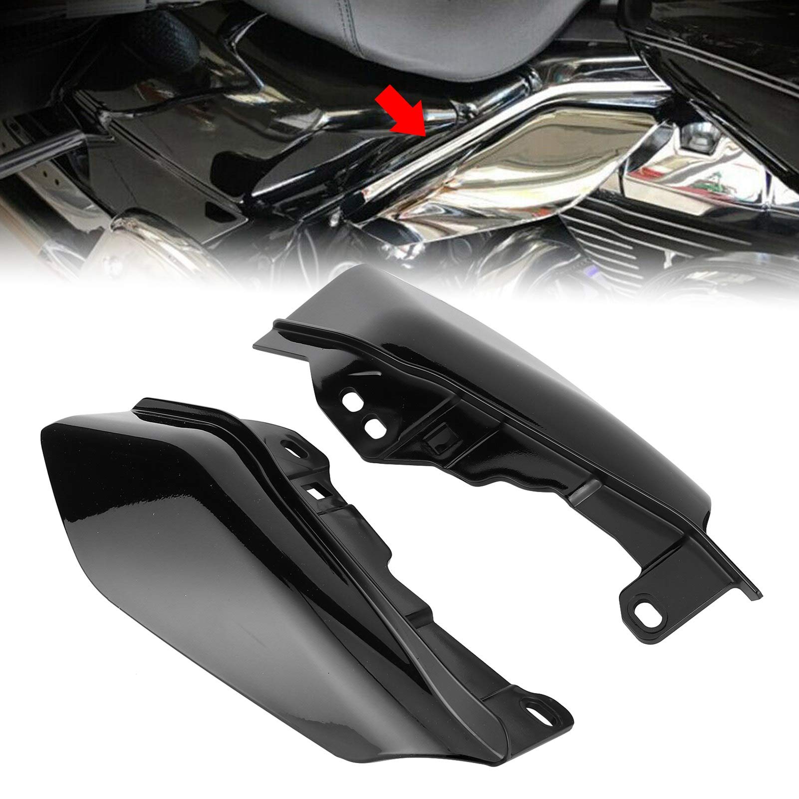 Déflecteur d'air droit Poly pour Aprilia RSV4 1100 Factory 2021 et