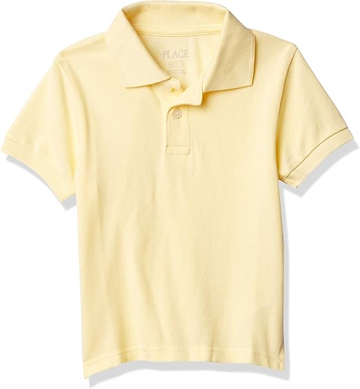 The Children's Place Boys' Uniform Short Sleeve Pique Polo