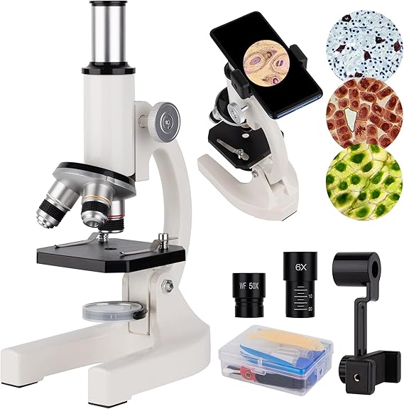 Microscope, Biological Microscopes 200x30000x for Kids Students Adults