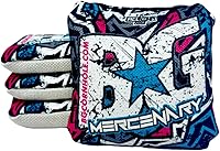 BG Mercenary Cornhole Bags - ACL Pro League Approved, Fast Hole-Seeking Set of 4, Exclusive Amazon