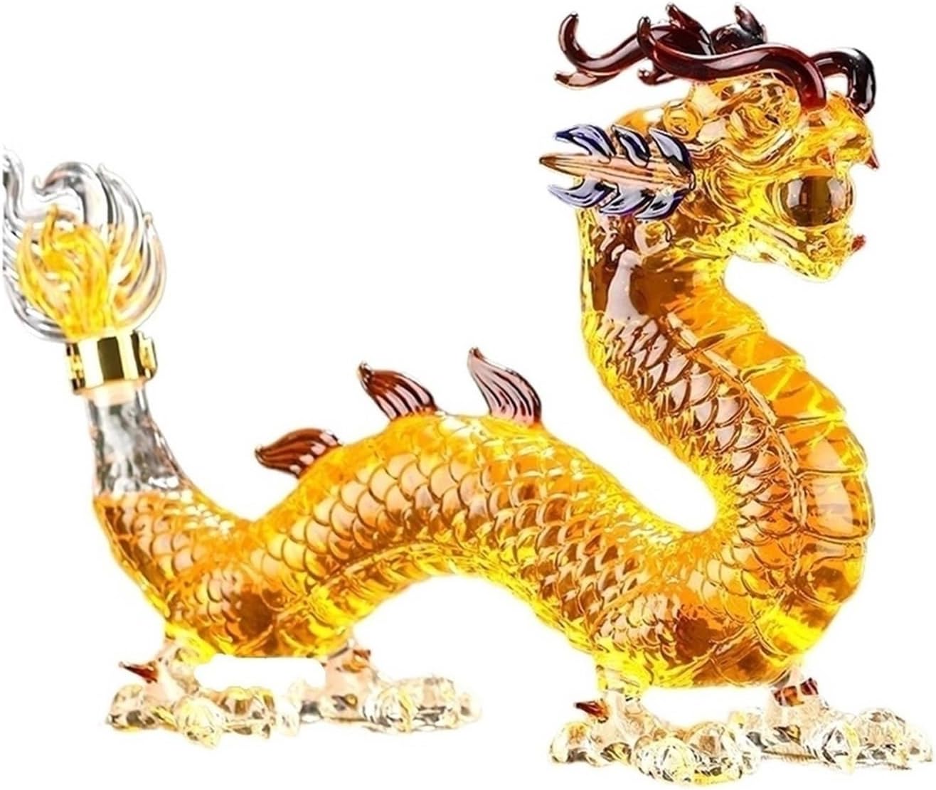uvoo Whiskey Decanter Zodiac Dragon Shape Whiskey and Wine