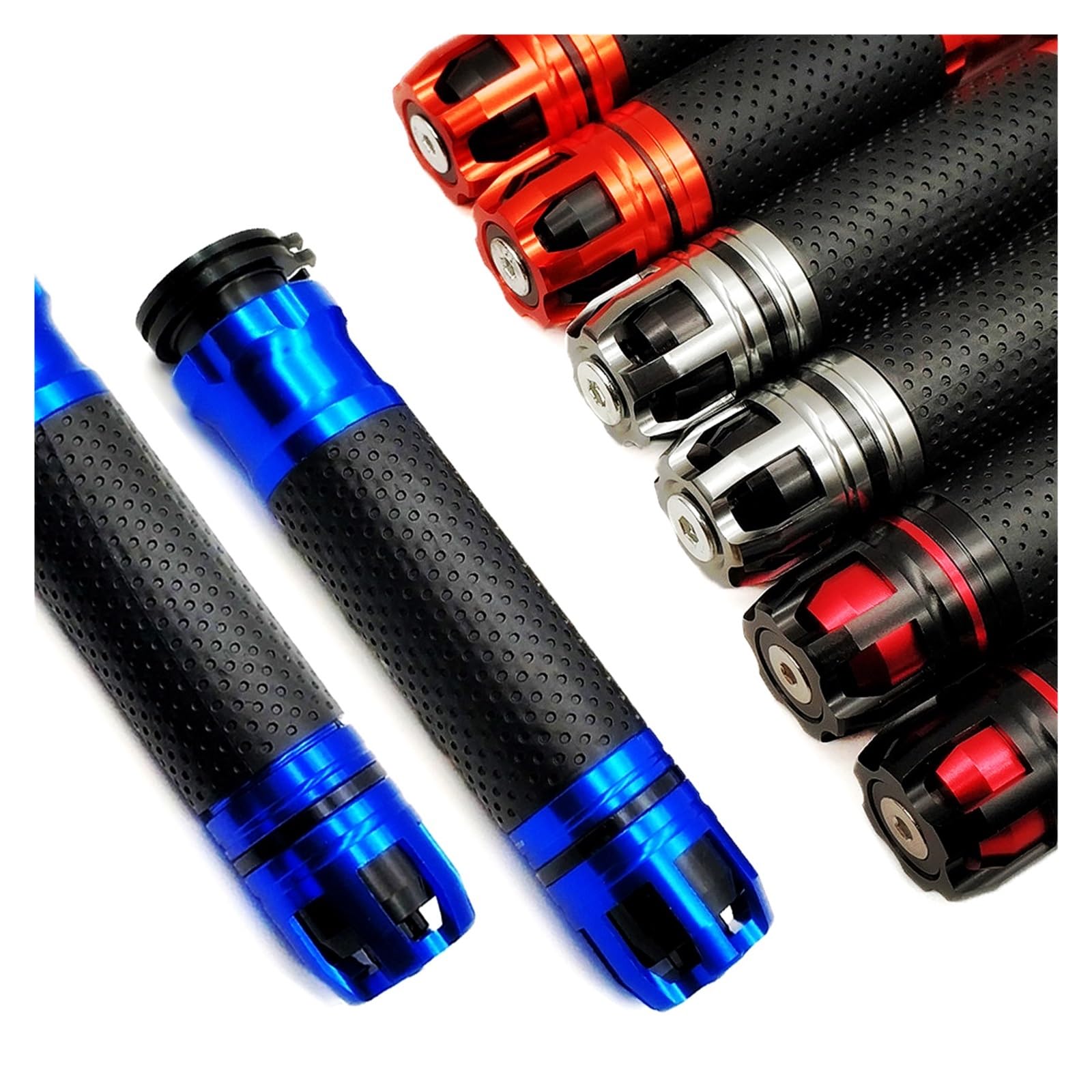 Motorradknopfgriff Lenkerabdeckung Für Su@&zuki Sv 1000 650 SV650 SFV650 TL1000 TL1000S Universal Motorrad Griff Griffe Enden Racing Lenker CNC 22mm 7/8"