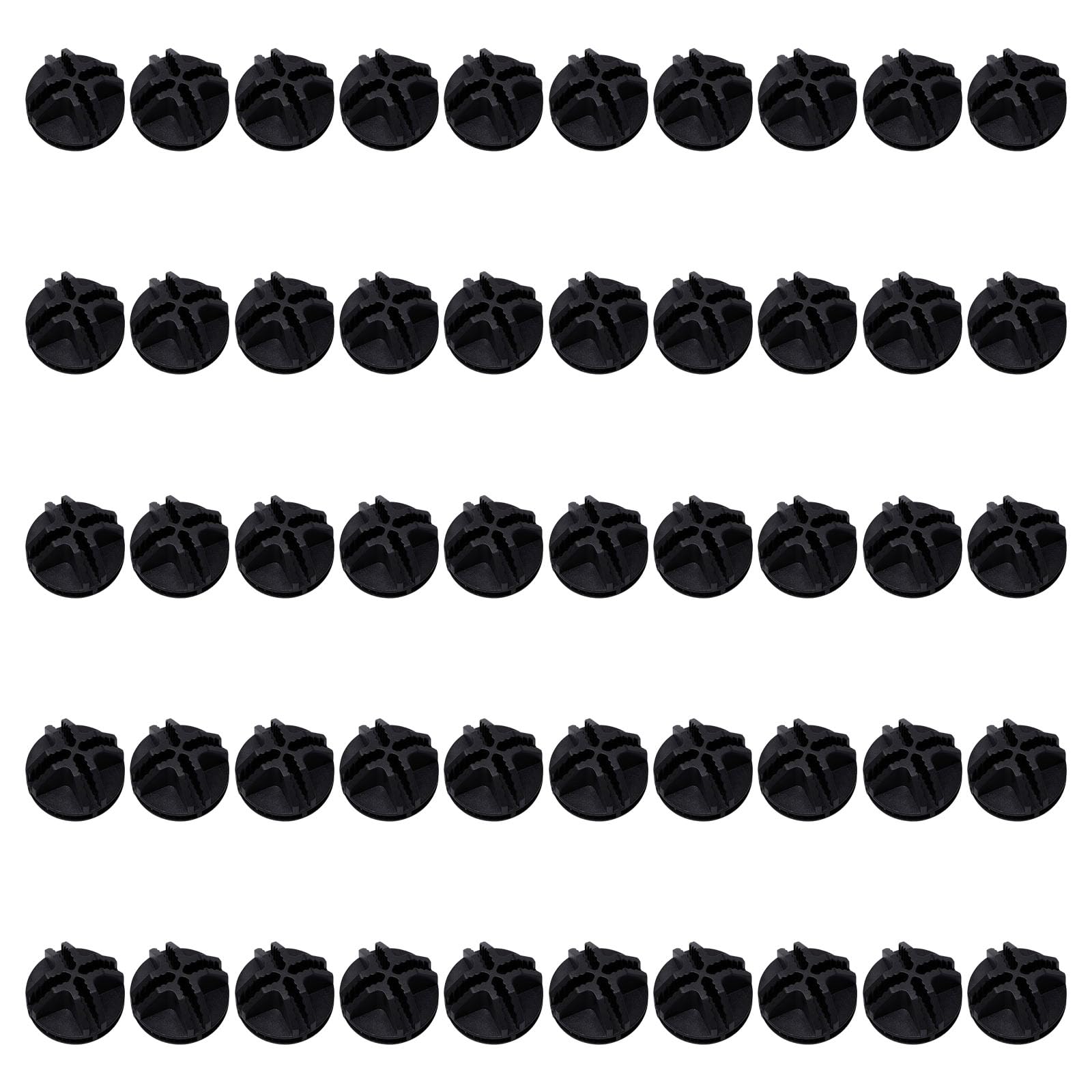 APGLSXY 100Pcs Modulars Wardrobes Clips User Friendly ABS Connectors for Shelves Storage Organizers Cube Systems Wire Cube Storage Connectors