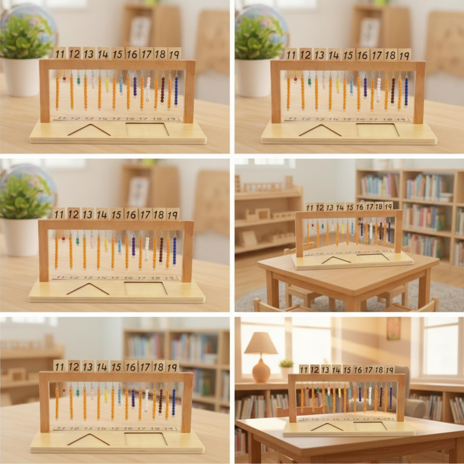 Tavola di Seguire Educativo Tavoletta Montessoriana Educativa Pannello Attività per Bambini, Educatori, Asilo, Scuola, Casa