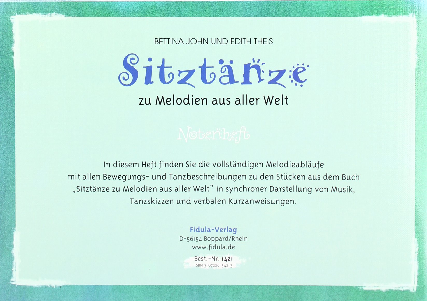 Sitztänze zu Melodien aus aller Welt - Klassik, Schlager, Folklore: Anleitungen in Wort und Bild zu Tänzen und Köstümen im Set mit CD und Notenheft: ... und Kostümen im Set mit CD und Notenheft