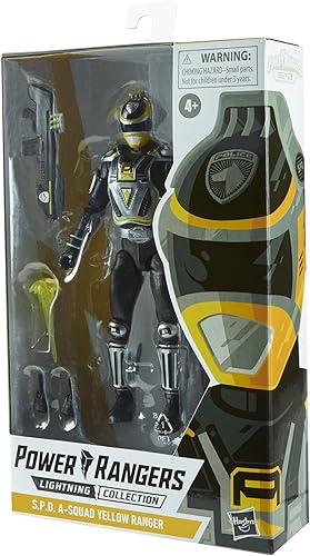 Miniatura 3 de HTG Power Rangers Lightning SPD A Squad - Figura de acción amarilla