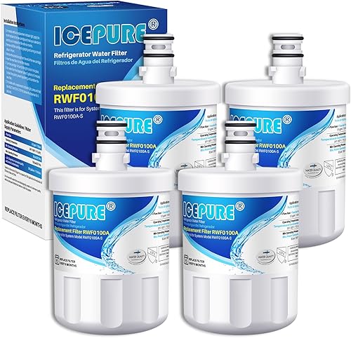 ICEPURE Filtro de agua para refrigerador 5231JA2002A, compatible con LG LT500P, GEN11042FR-08, ADQ72910901, ADQ72910907, LFX25974ST, LFX25973S,