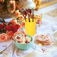 Vista 8 de UPKOCH Soporte para palillos de cocina, recipientes de almacenamiento de plástico para ropa, soporte de espátula, soporte de escritorio, espátulas