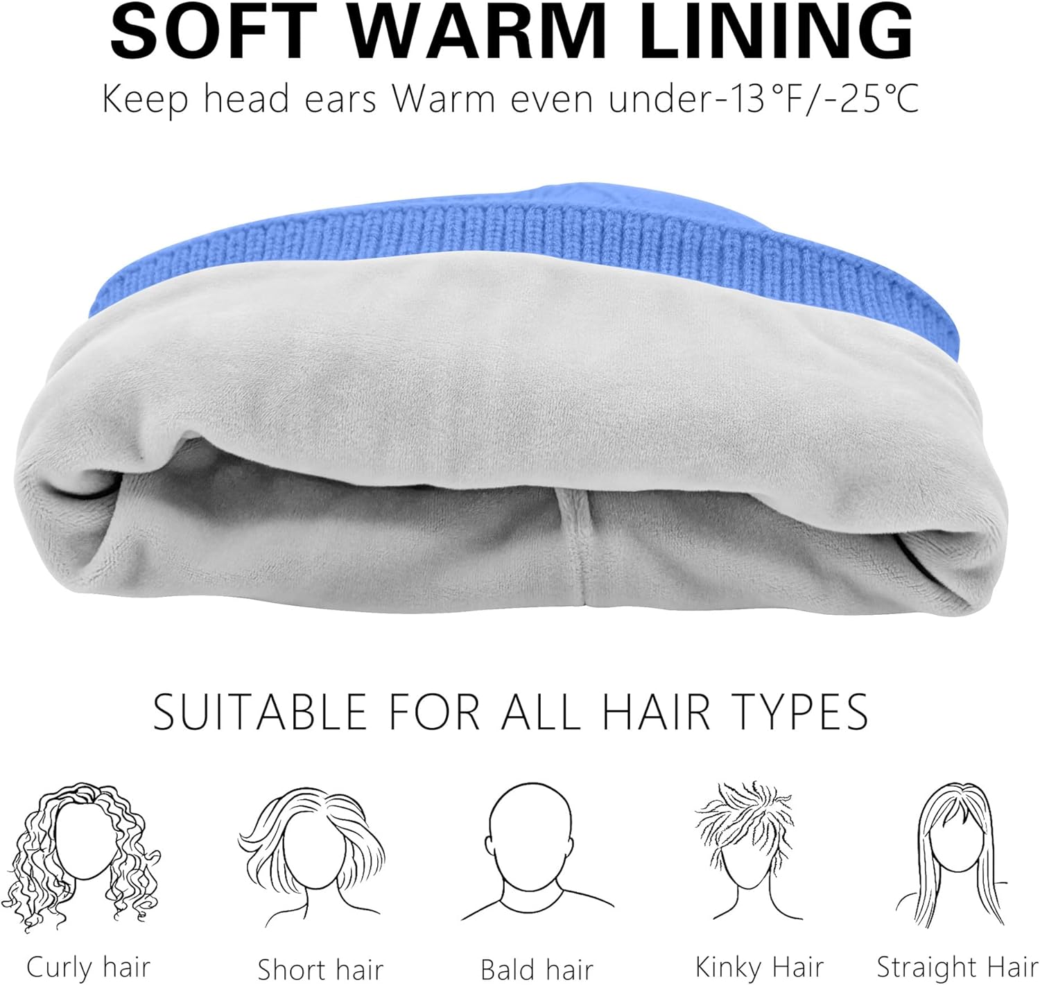 ATNKE Kids LED Lighted Lined Fleece Beanie Hat, USB Rechargeable 4 LED Run Headlamp Bright Cap Gifts for Boys and Girls - Image 4