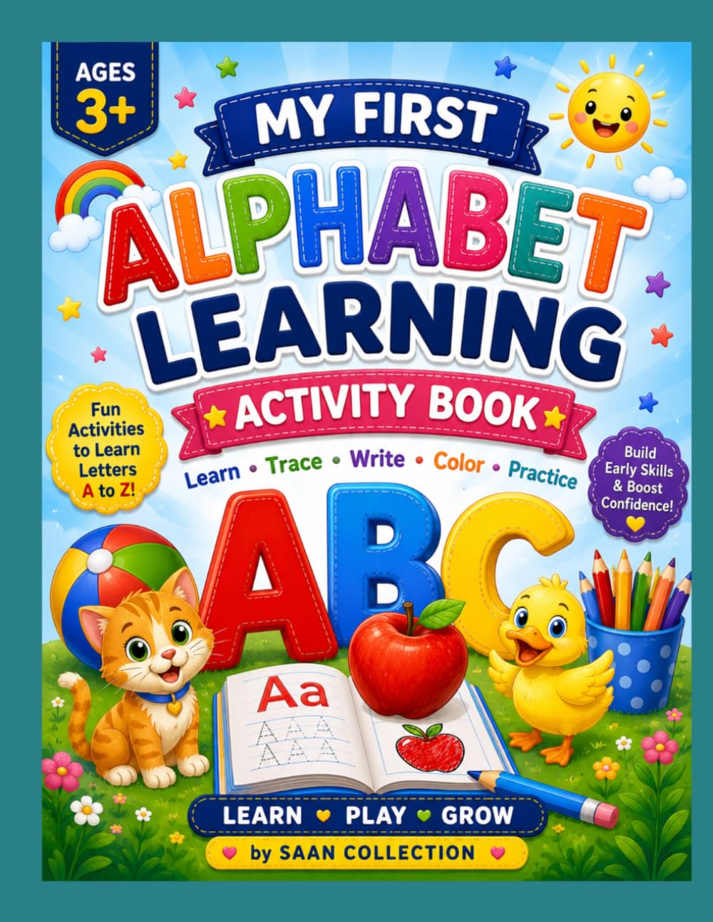 Alphabet Tracing Activity Book for Preschoolers