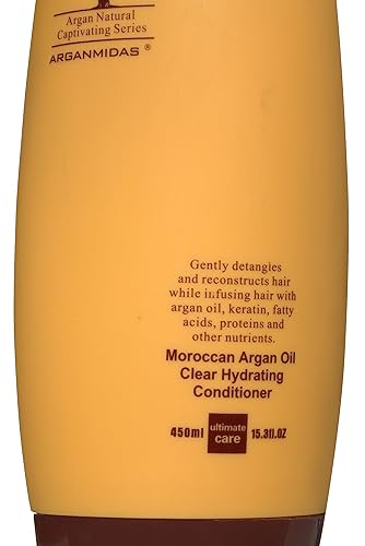 Miniatura 2 de Juego de champú y acondicionador hidratante de aceite de argán marroquí (6.8 onzas líquidas cada uno)