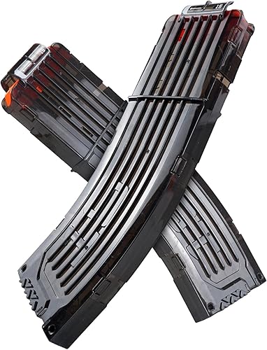 EKIND Clips curvados de plátano de 15 dardos compatibles con cargadores Nerf Elite, clip de munición de dardos suave de recarga rápida para pistolas